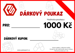 Dárkový poukaz v hodnotě 1000,- Kč