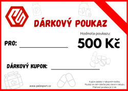 Dárkový poukaz v hodnotě 500,- Kč